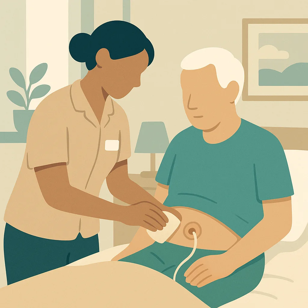 CareStreamAI Enteral Feeding and Stoma Care training: Caring for the Stoma Site