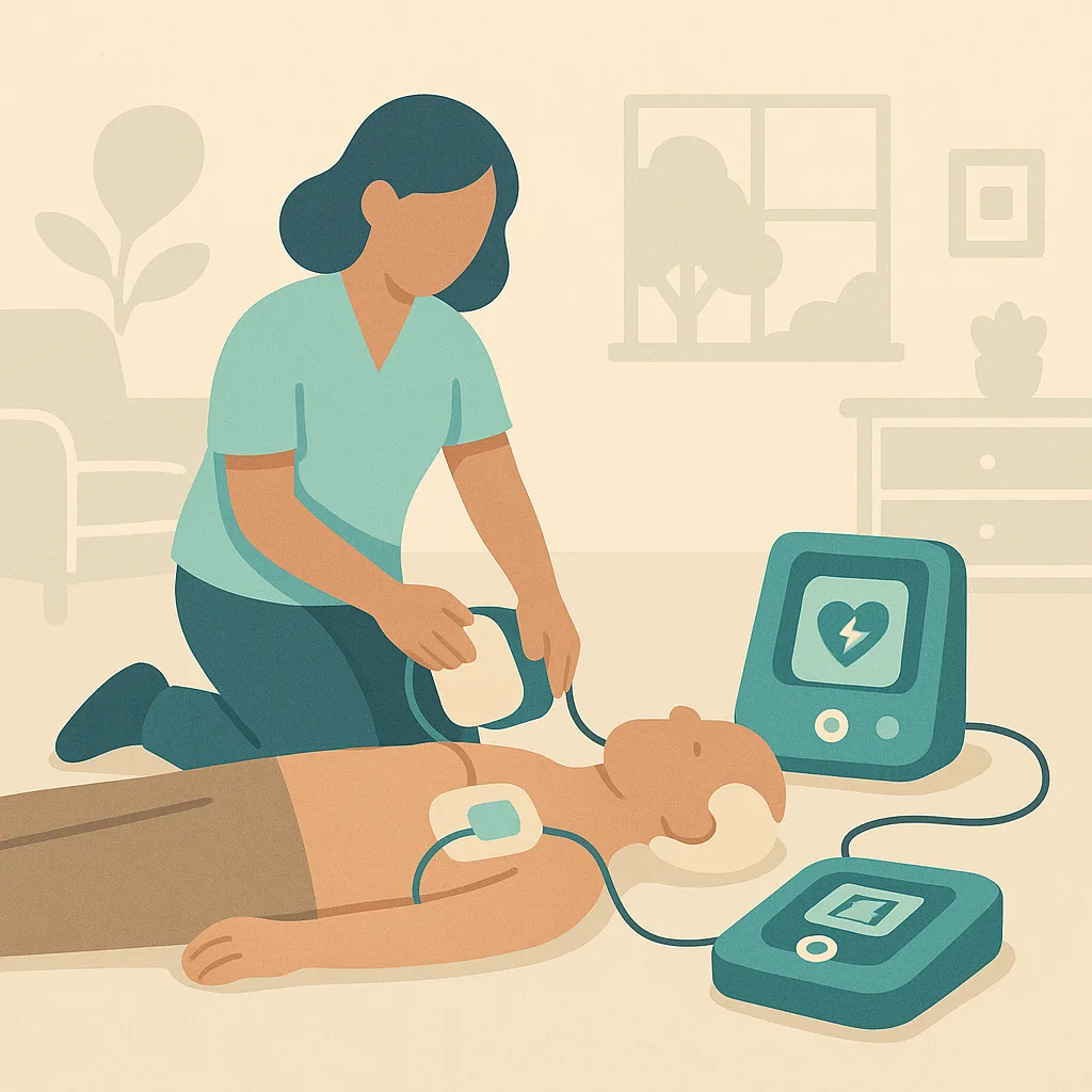CareStreamAI First Aid / Basic Life Support training: Using an Automated External Defibrillator (AED)
