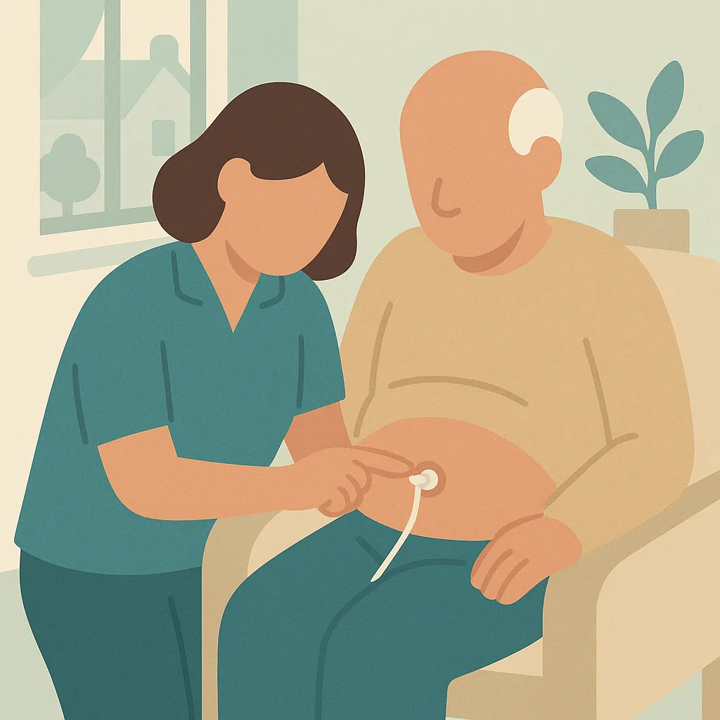 CareStreamAI PEG Feeding Care training: Checking the PEG Site