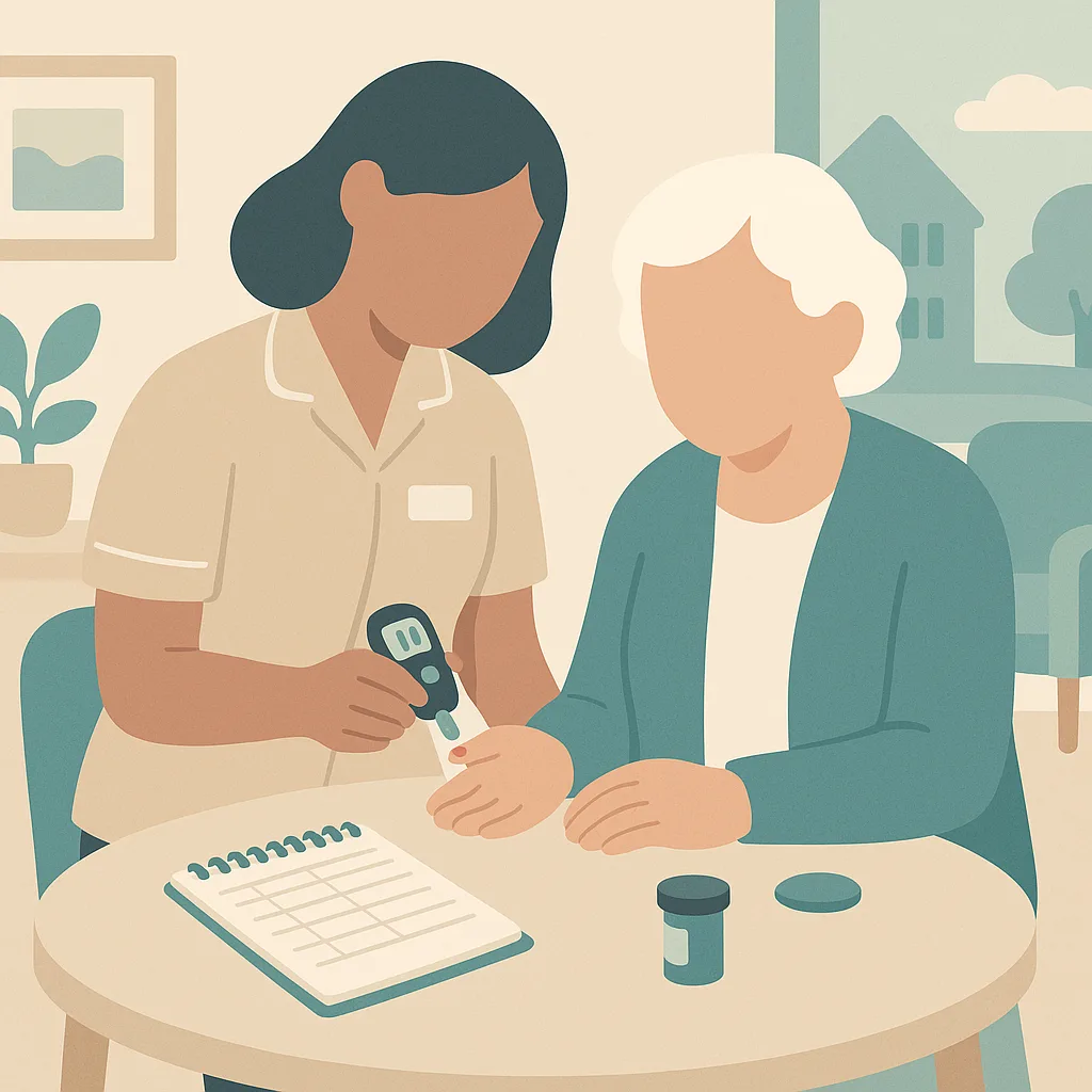 CareStreamAI Diabetes Awareness training: Blood Glucose Monitoring and When Unwell