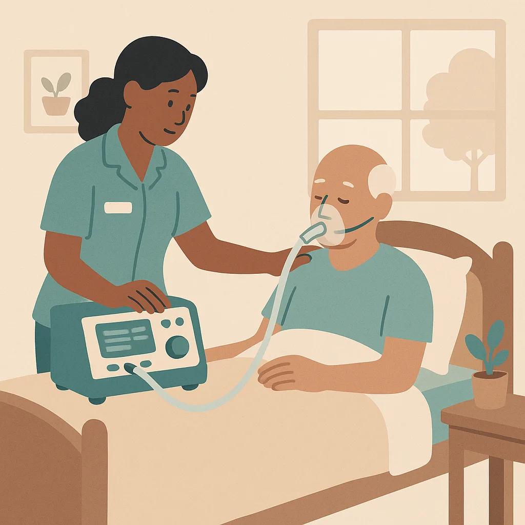CareStreamAI Cough Assist training: How the Device Works and Prescribed Settings