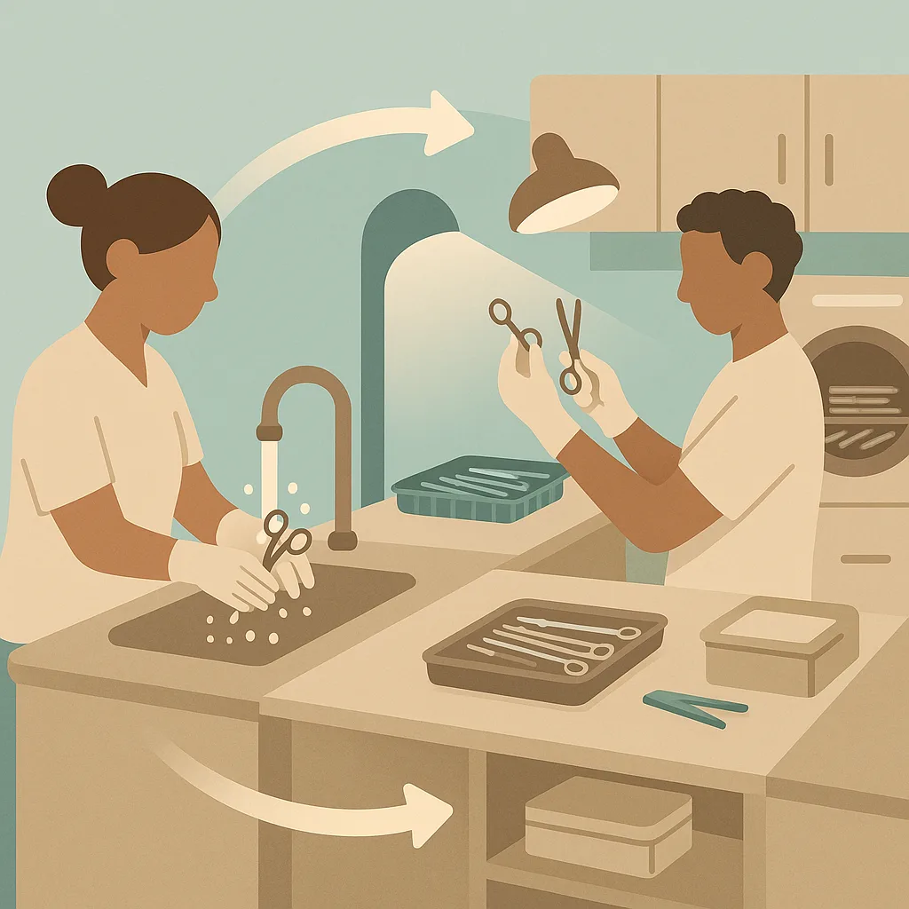 CareStreamAI Sterile Services and Instrument Decontamination training: The Decontamination Cycle and Workflow