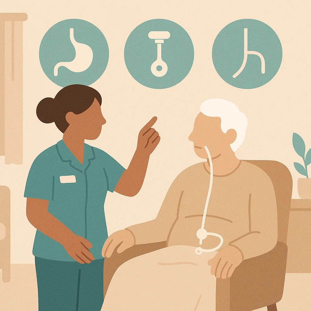 CareStreamAI Enteral Feeding and Stoma Care training: Types of Feeding Tubes
