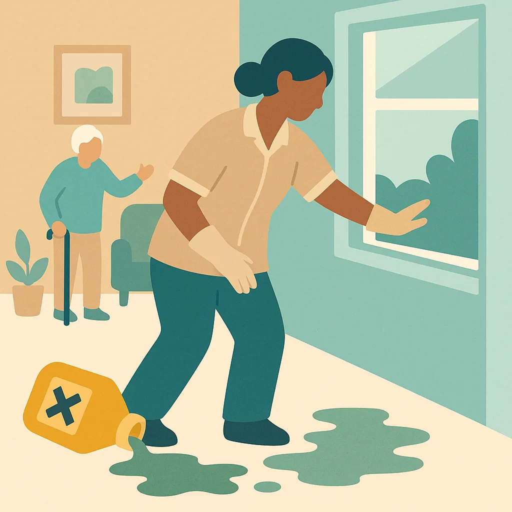 CareStreamAI COSHH (Control of Substances Hazardous to Health) training: Handling Chemical Spills Safely