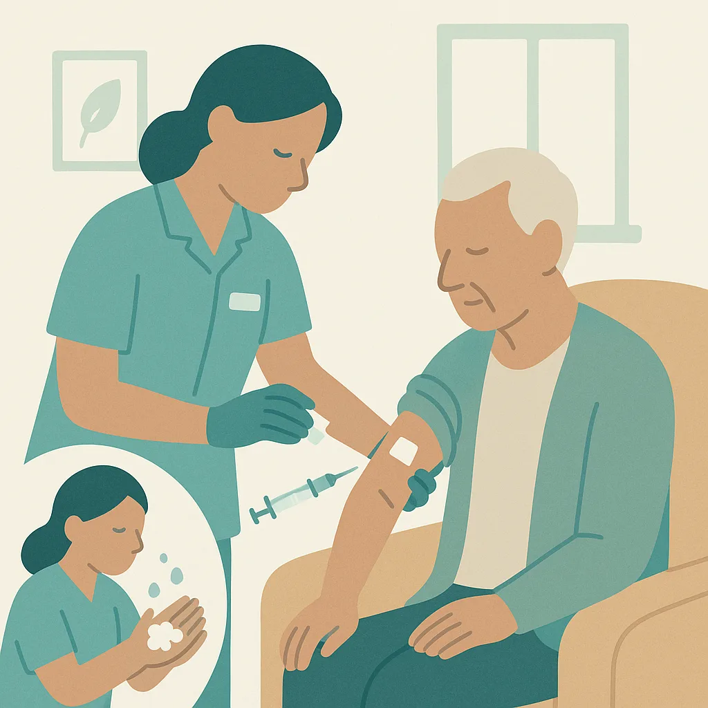 CareStreamAI Subcutaneous, Intramuscular and Insulin Injections training: Infection Control and Hand Hygiene