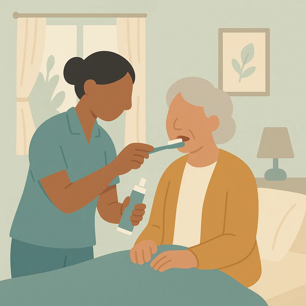 CareStreamAI Oral Health training: Daily Tooth Brushing for Residents