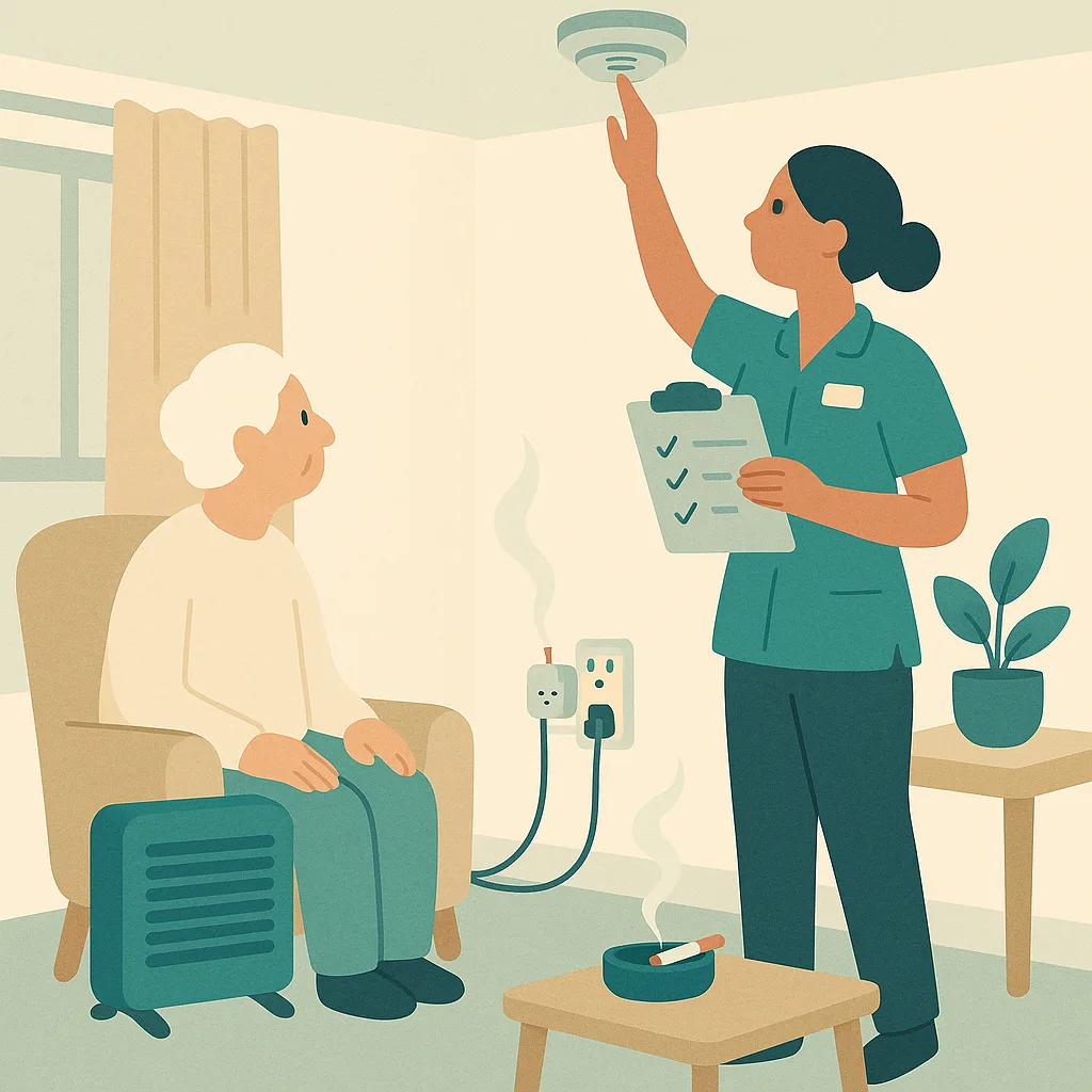 CareStreamAI Working Safely in People’s Homes training: Fire Safety in People's Homes