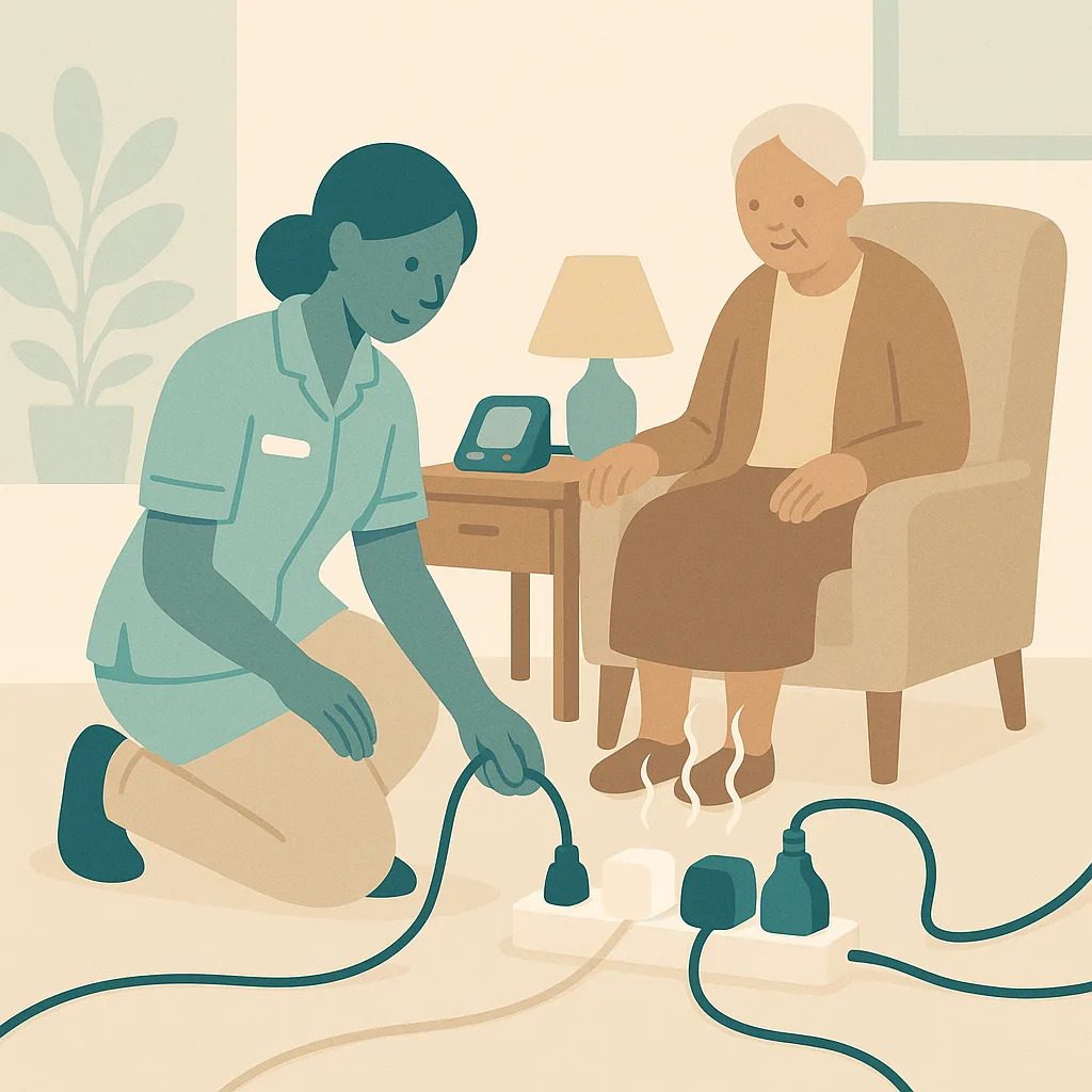CareStreamAI Electrical Safety training: Overloading Sockets and Extension Leads