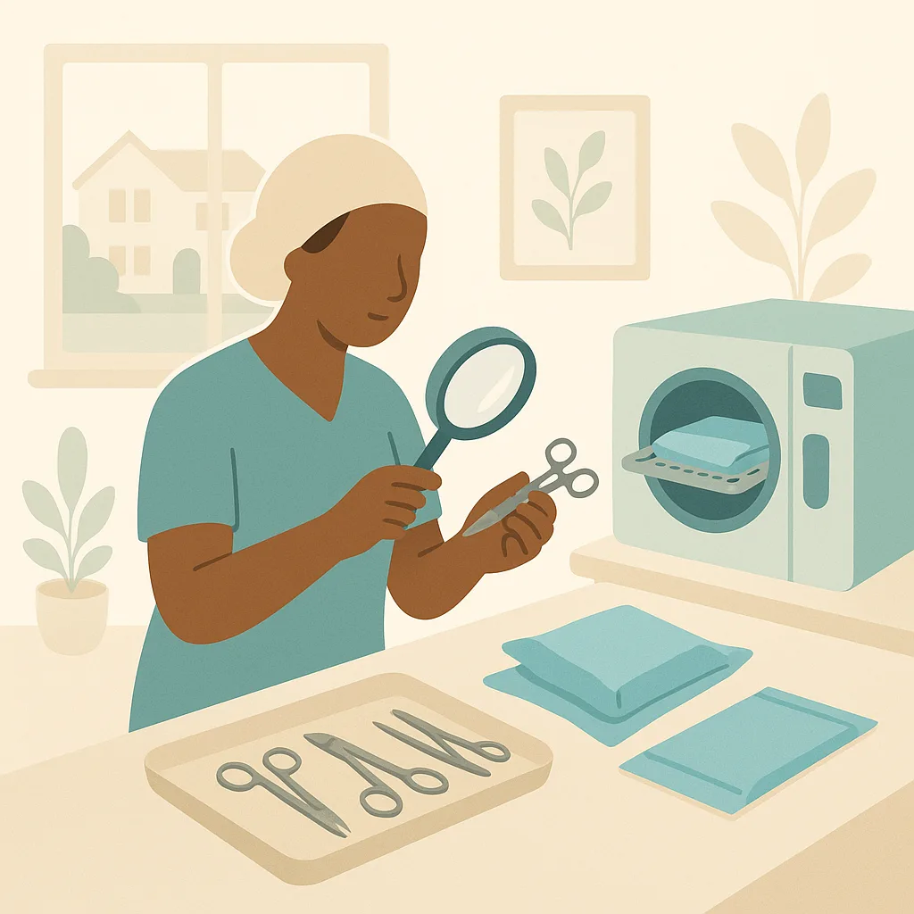 CareStreamAI Sterile Services and Instrument Decontamination training: Inspection, Packaging and Sterilisation