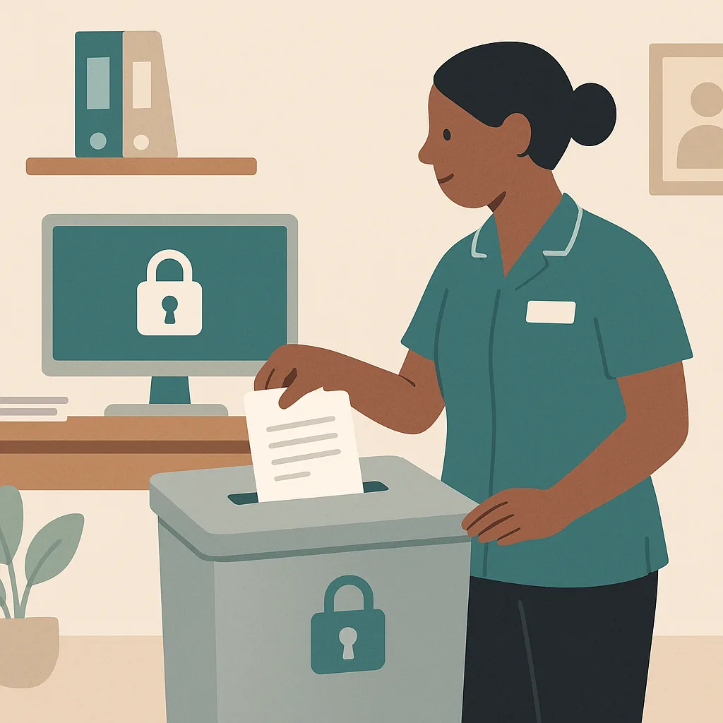 Recording, storing and disposing of information