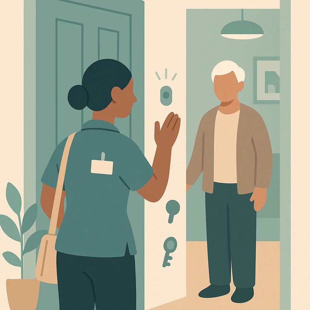 CareStreamAI Keys, Entry and Home Security training: Entering a Home Respectfully