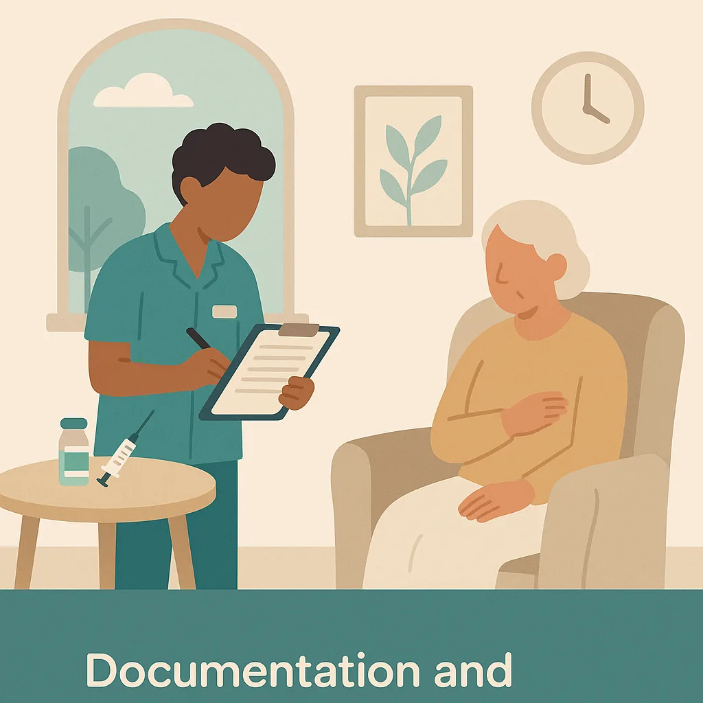 CareStreamAI Subcutaneous, Intramuscular and Insulin Injections training: Documentation and Monitoring After Injections