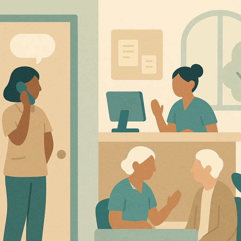 CareStreamAI Telephone Triage and Care Navigation training: Confidentiality and Privacy at a Busy Reception