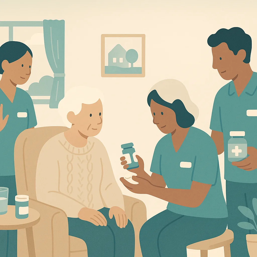 CareStreamAI Medication Support in the Community training: Prompting, Assisting and Administering