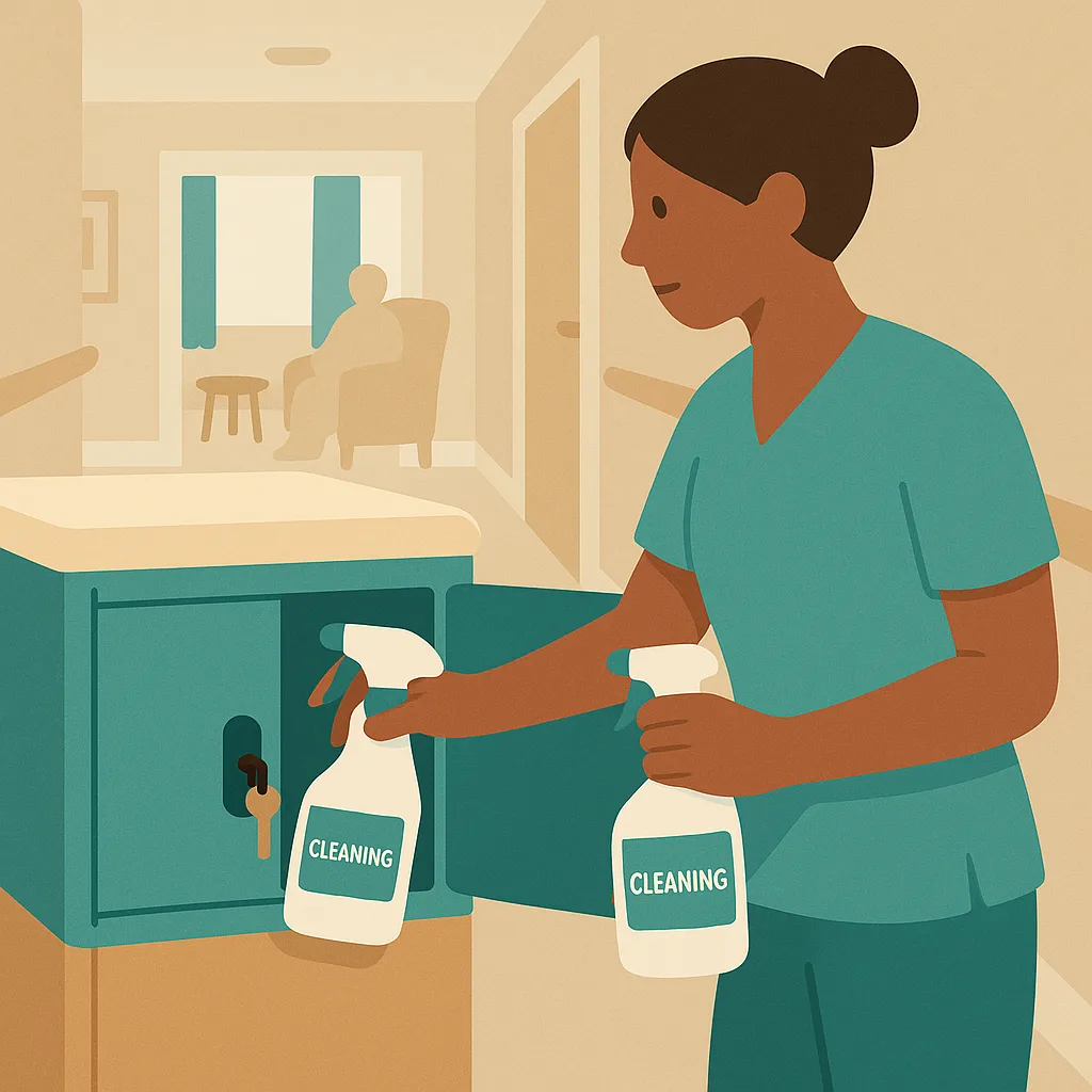 Using and storing substances safely